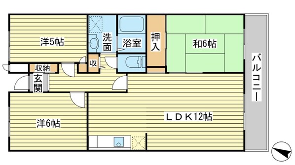 ルミエールAIOIの物件間取画像